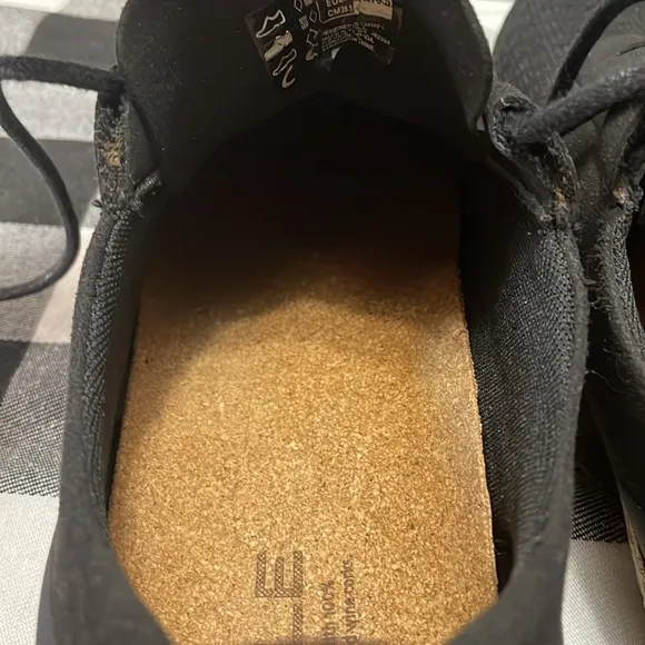 Sole Footwear District by ReCORK Tour Black Shoes Men's Size 10.5 Lace Up Flat